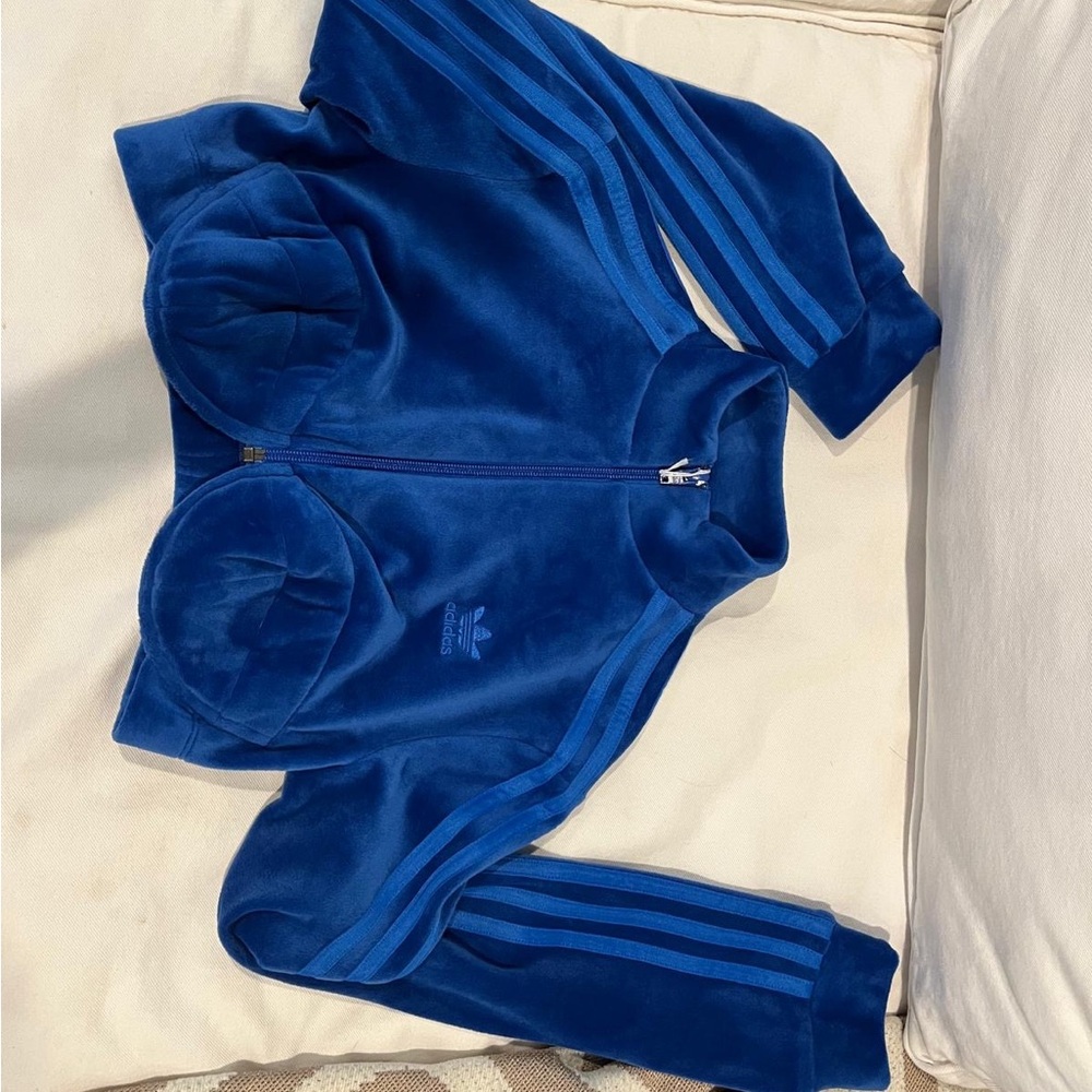 Adidas Jeremy Scott Vibrant Blue Jacket